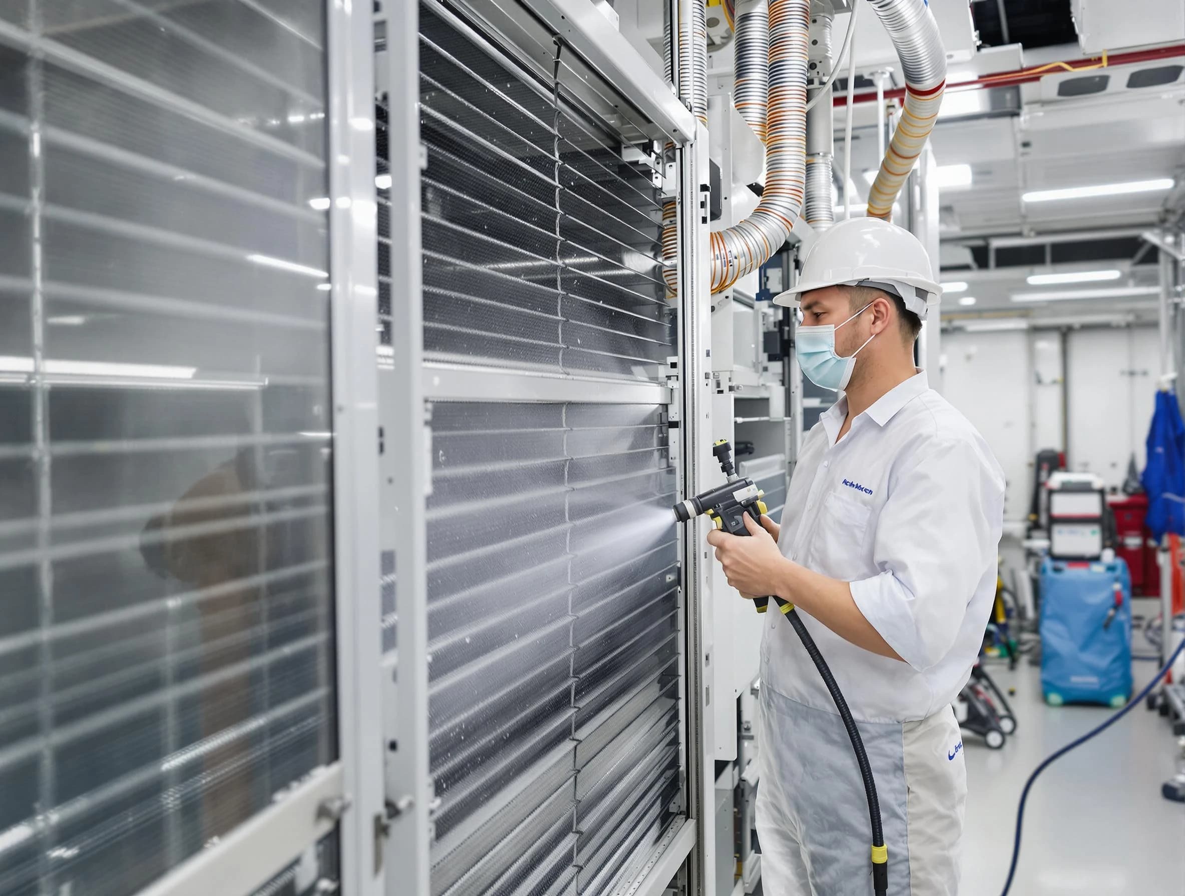 Professional AC coil cleaning by Homewood Air Duct Cleaning in Homewood