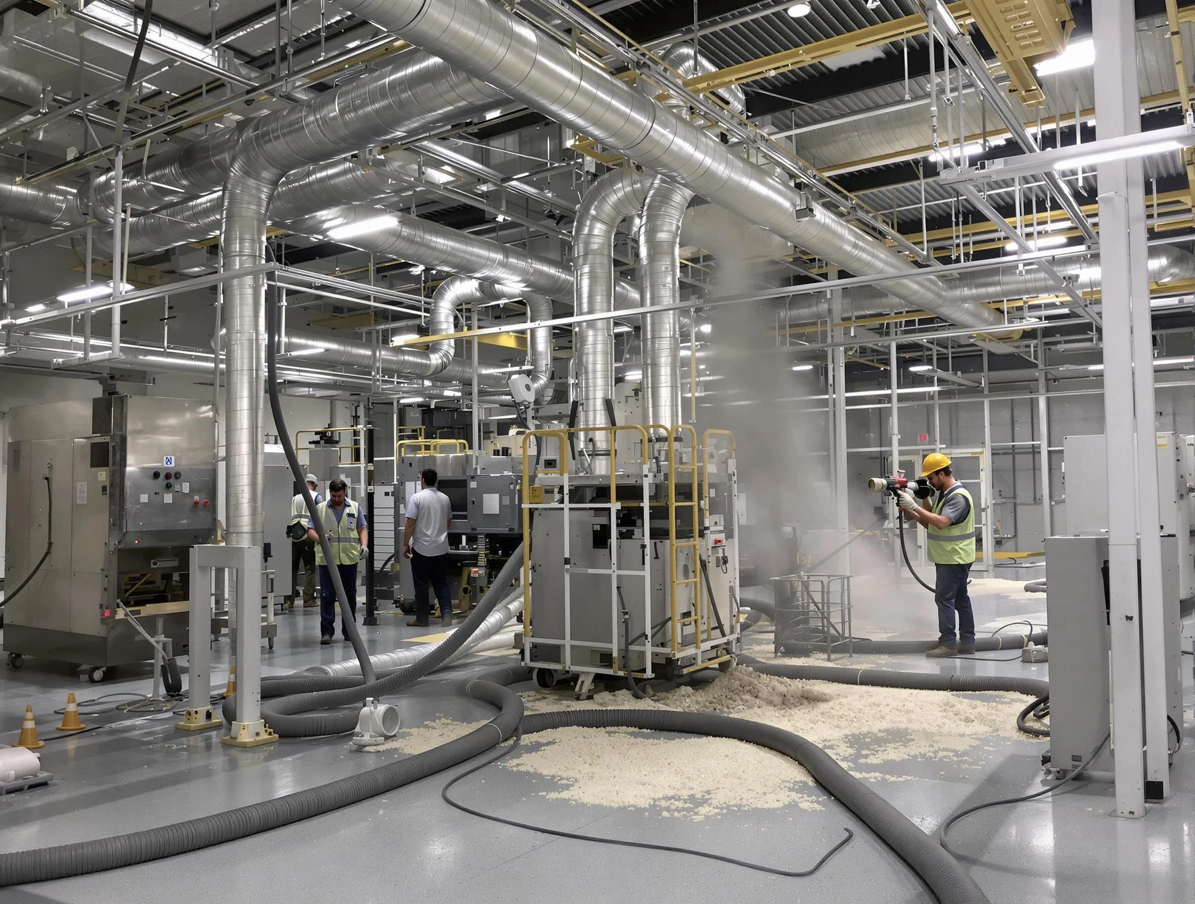 Heavy-duty industrial duct cleaning by Homewood Air Duct Cleaning in Homewood