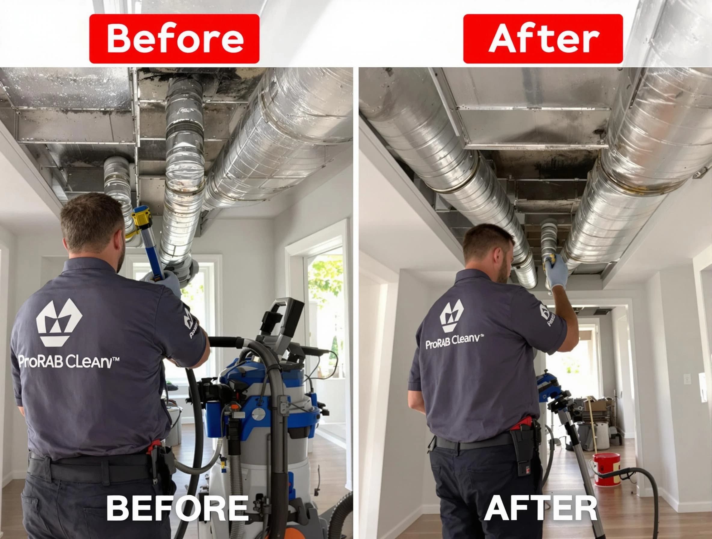 Homewood Air Duct Cleaning expert performing thorough residential duct cleaning in a Homewood home