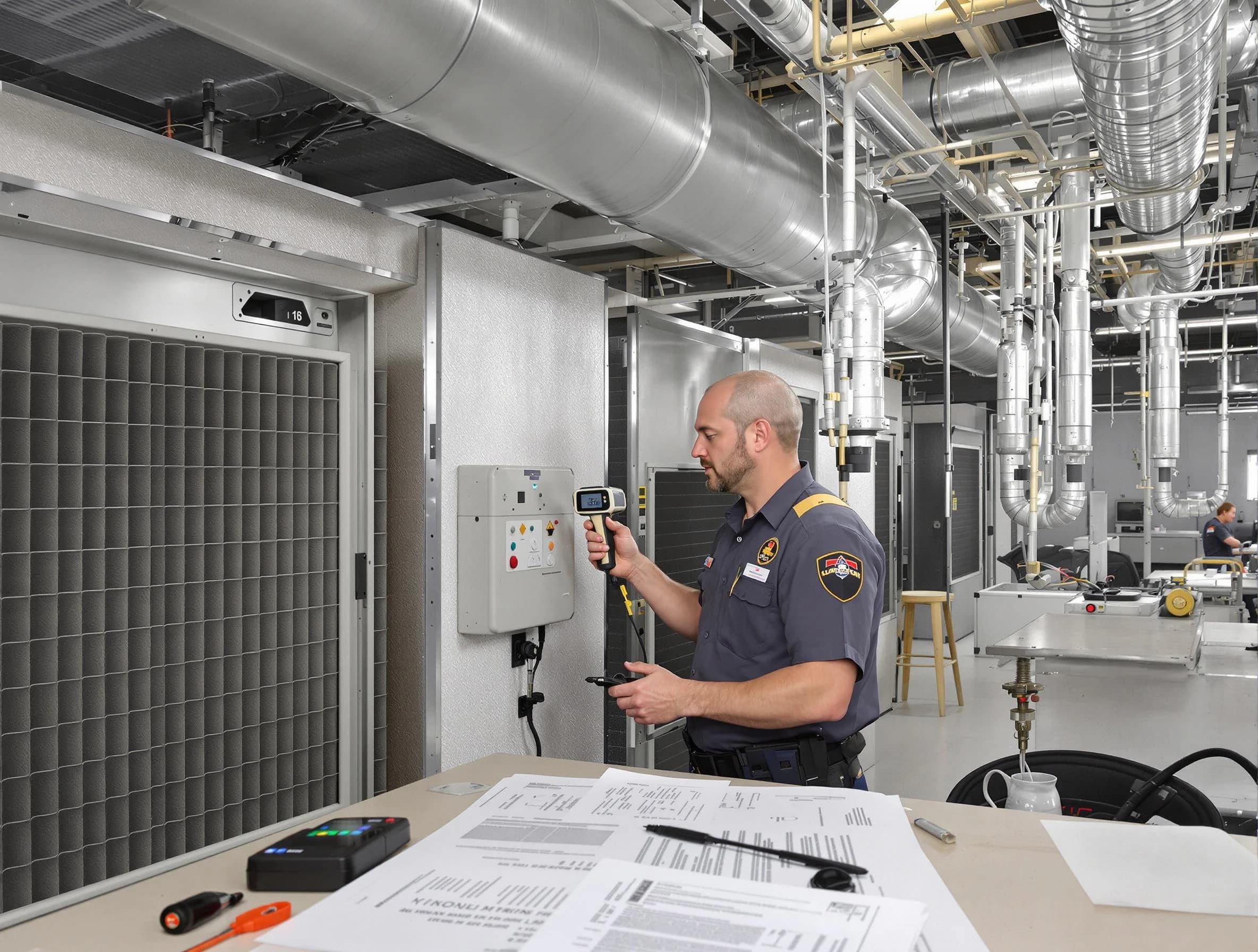 Professional filter system inspection by Homewood Air Duct Cleaning in Homewood