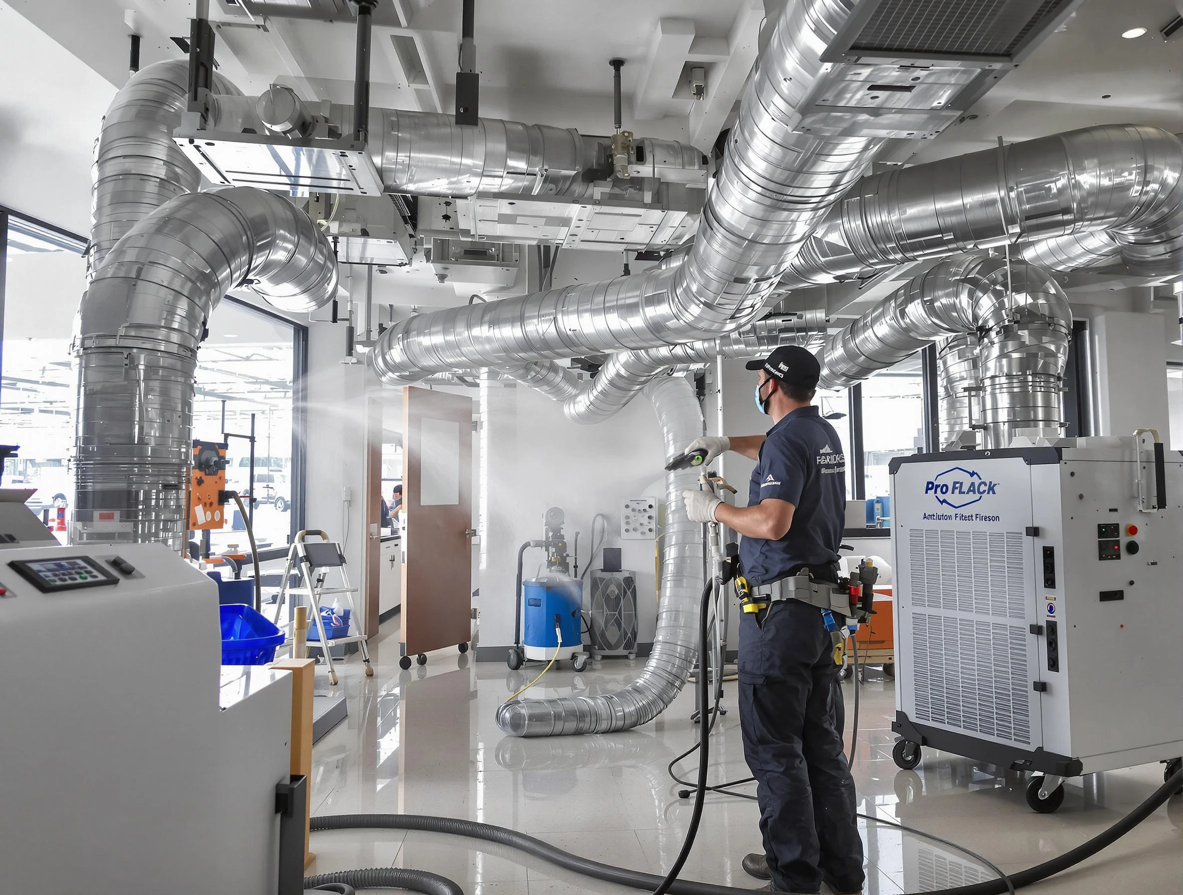 Negative Pressure Air Duct Cleaning in Homewood