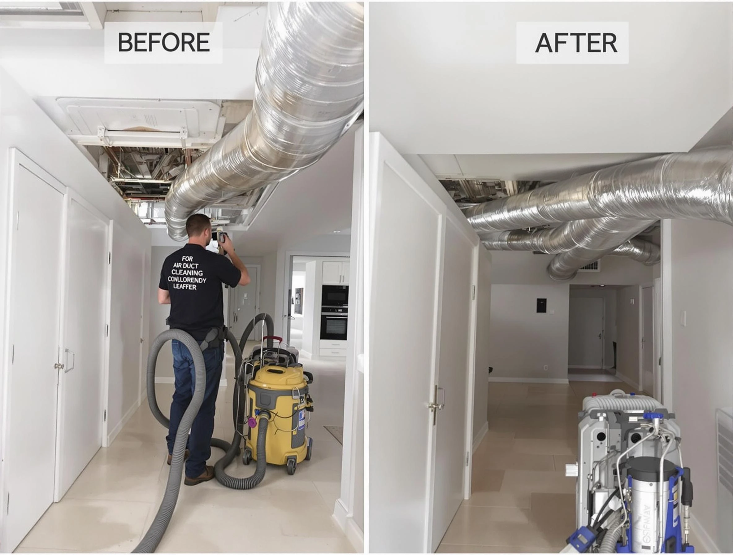 Homewood Air Duct Cleaning professional performing thorough air duct cleaning in Homewood