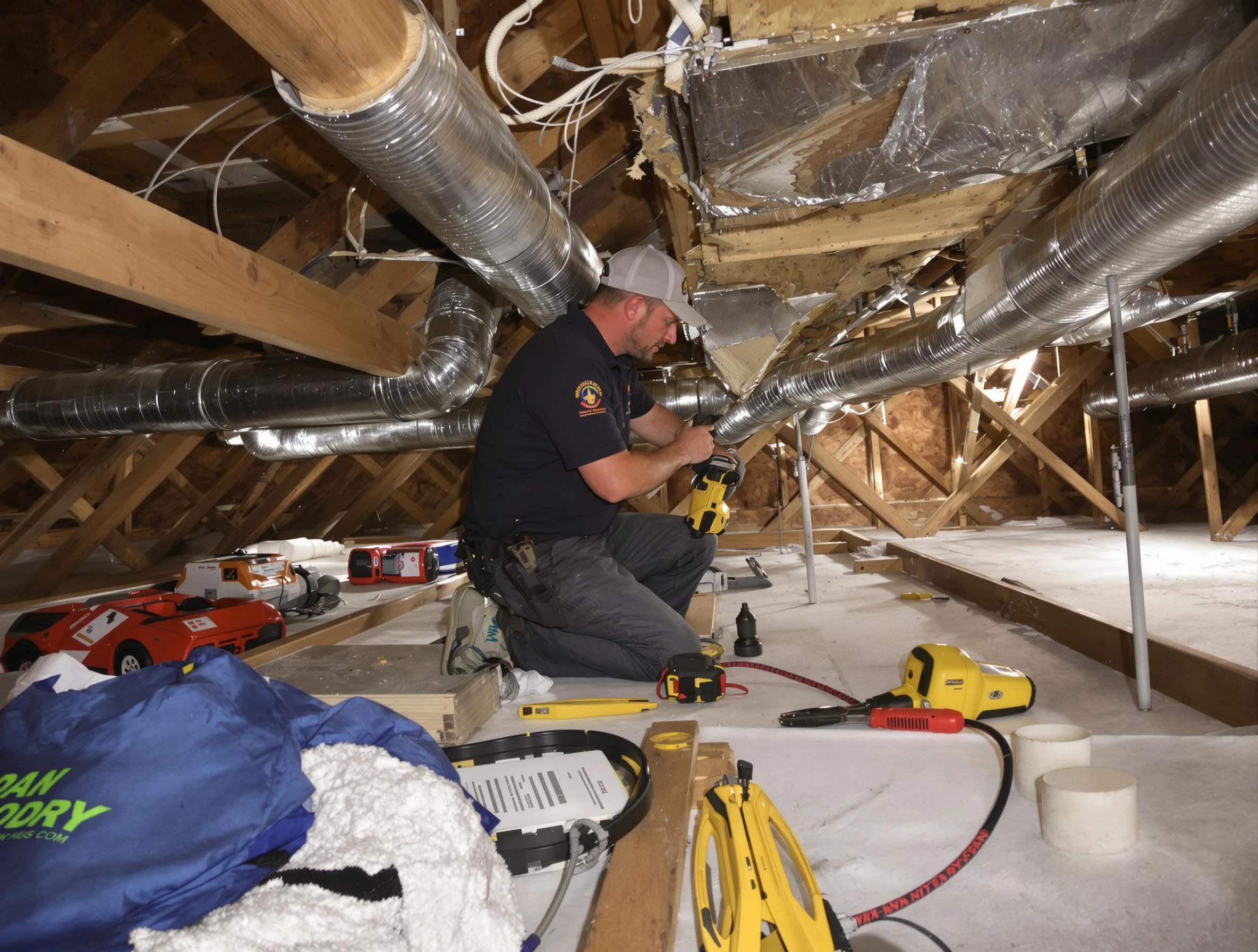 Professional air duct repair by Homewood Air Duct Cleaning in Homewood