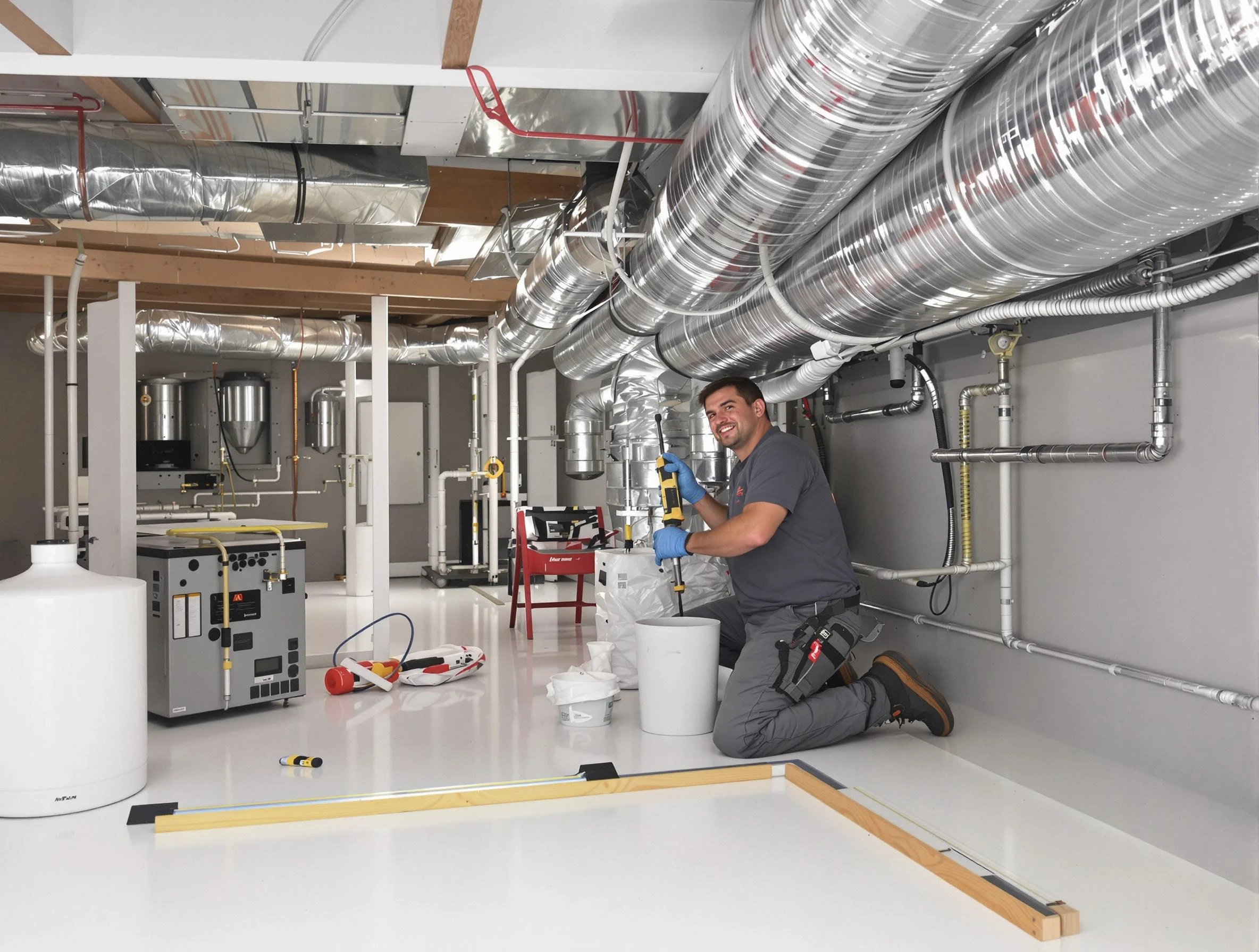 Professional duct sealing service by Homewood Air Duct Cleaning in Homewood