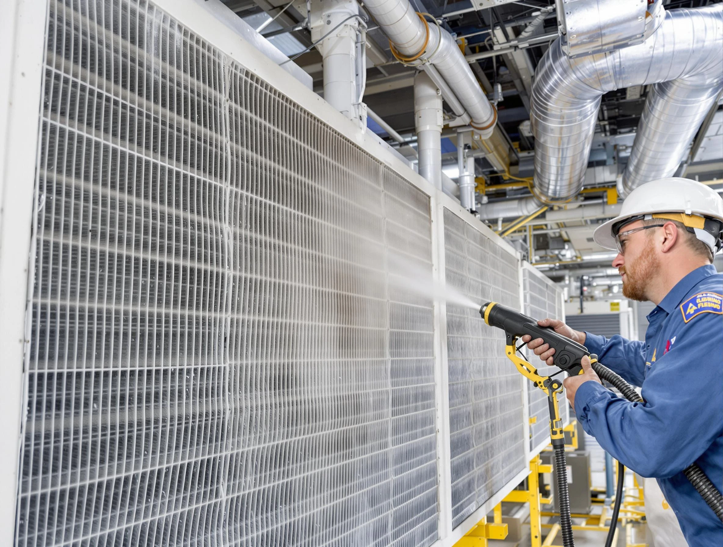 Professional commercial coil cleaning by Homewood Air Duct Cleaning in Homewood