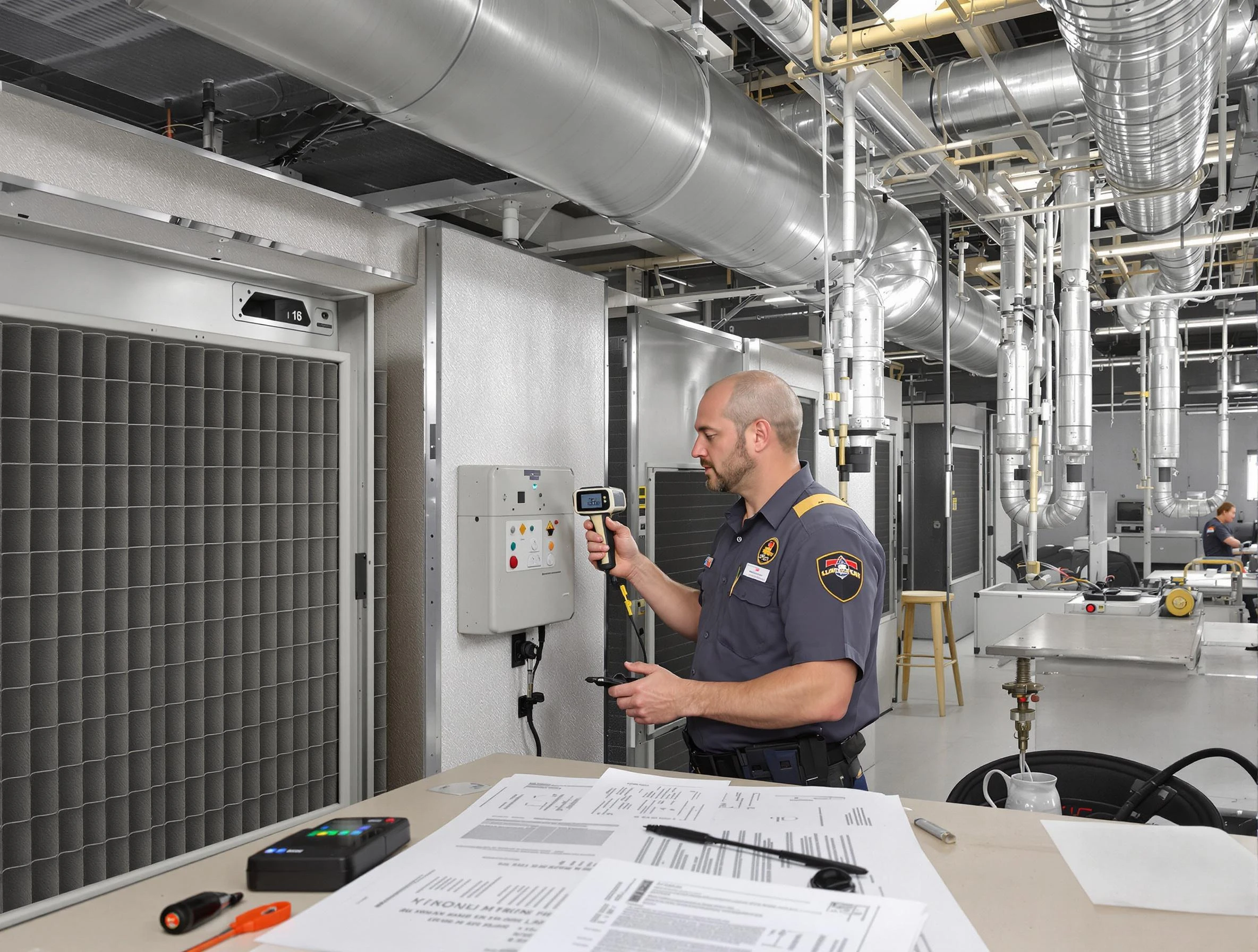 Professional filter system inspection by Homewood Air Duct Cleaning in Homewood