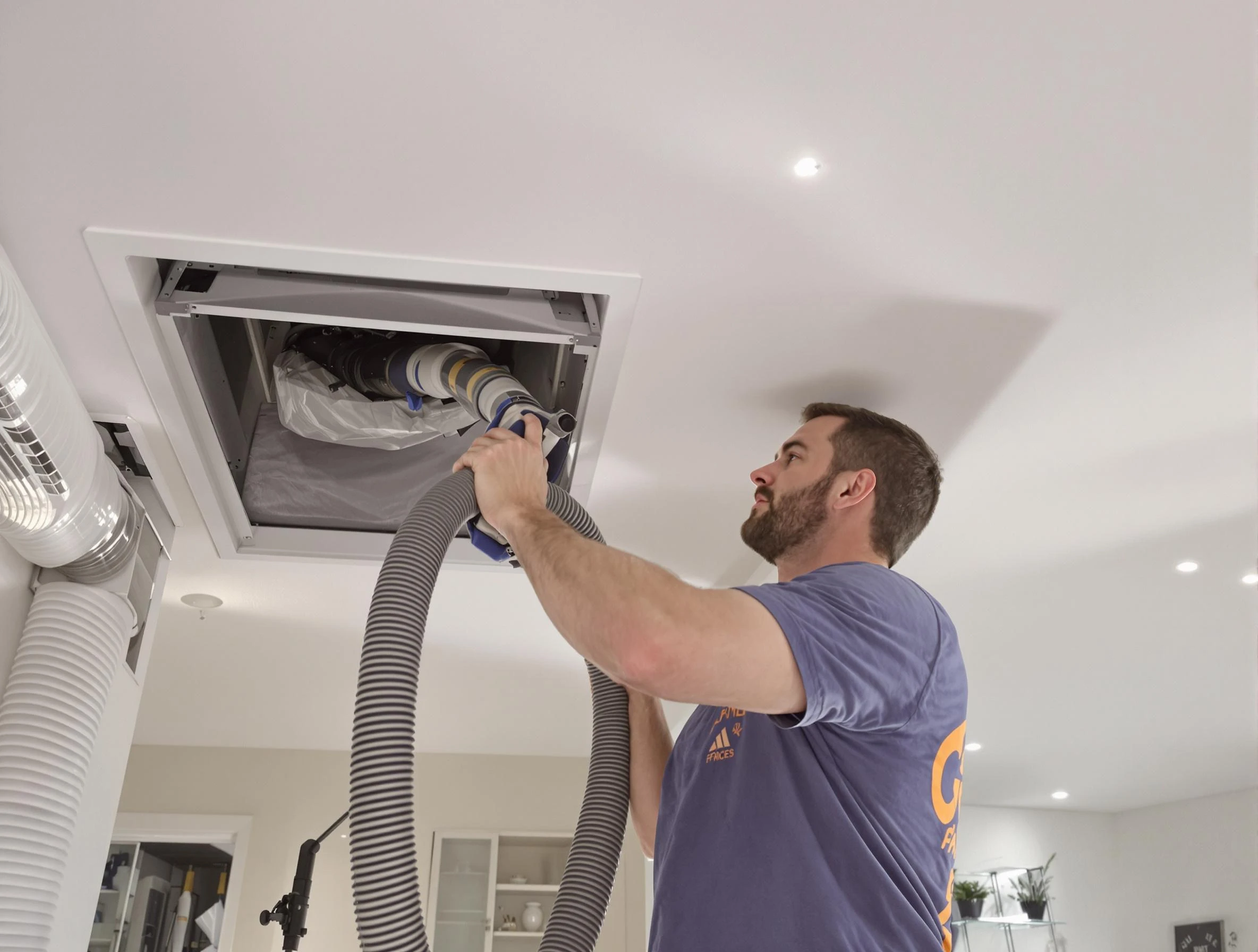 Precision indoor duct cleaning by Homewood Air Duct Cleaning in Homewood